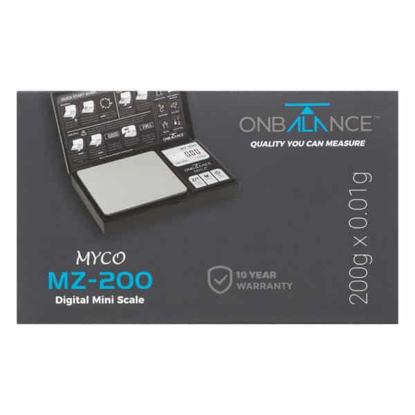 Nauwkeurig afwegen van wiet en hasj met de grammen weegschaal Myco MZ-200 Pocketscale