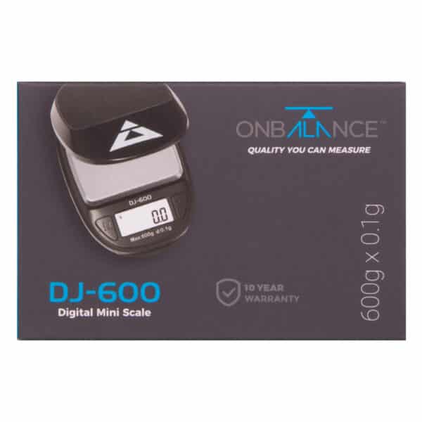 OnBalance DJ-600 digitale mini weegschaal op batterijen