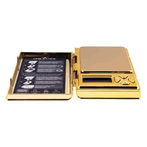 Shine grammen weegschaal goud 0.1 gram van On Balance Weegschalen met gebruiksaanwijzing