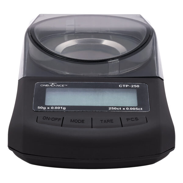 CTP-250 mini weegschaal 1 milligram van On Balance Weegschalen met gesloten vast deksel