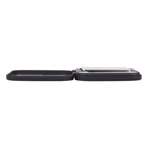 SL-100 mini weegschaal 0.01 gram van On Balance Weegschalen zijaanzicht