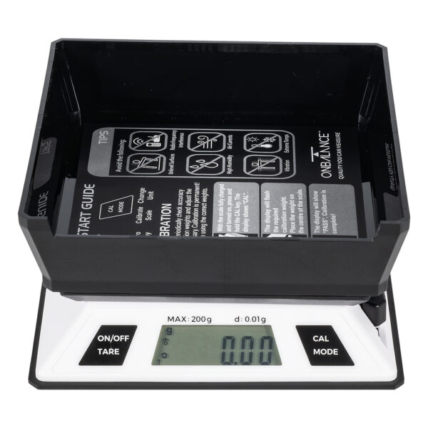 ECO-200 kinetische digitale weegschaal zonder batterij 0.01 gram van On Balance Weegschalen met bak