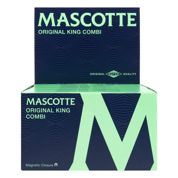 Mascotte King Size brede lange vloei en tip in een combipack in een display box