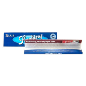Smoking Blue King Size lange, brede vloeitjes in een pakje