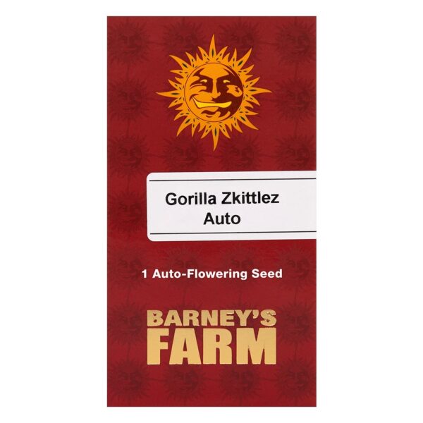 Gorilla Zkittlez autoflower wietzaden van Barney's Farm voor het kweken van indica dominante wietplanten
