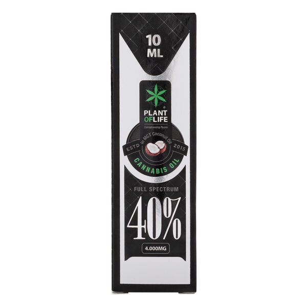CBD 40% MCT kokosolie van Plant of Life voor meer ontspanning