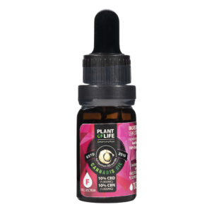 CBN & CBD wietolie 10% Full Spectrum 10ml van Plant of Life voor meer rust en ontspanning bij stress en burnout