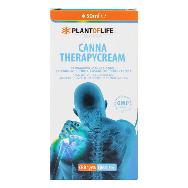 CBD & CBG creme met een verkoelend effect van Plant of Life kan een rustgevend, herstellend effect hebben bij spierpijn