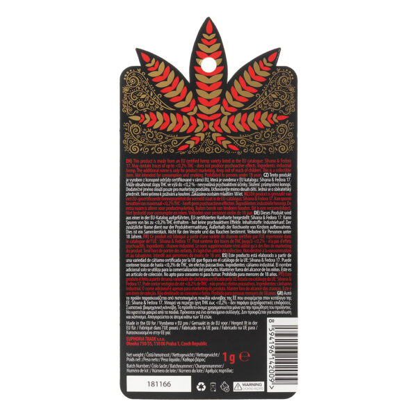 CBD polm 50% Kashmir van Euphoria bij burnout en ter bevordering van de nachtrust