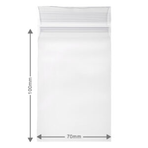 Deze stevige ziplock zakjes, ook wel wietzakjes genoemd hebben een afmeting van 7x10cm en zijn extra dik