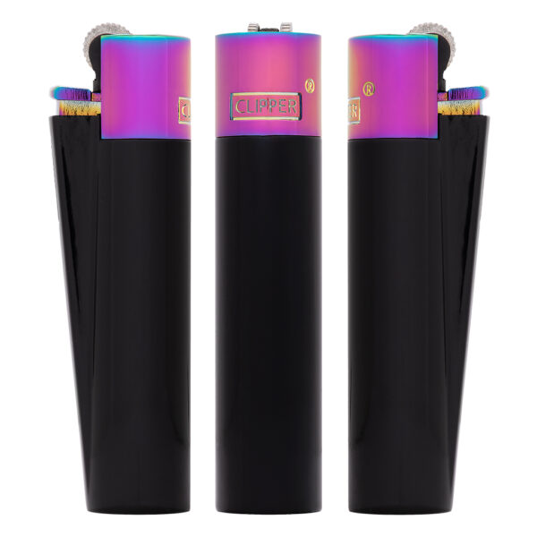 Speciale metalen Clipper Northern Light aanstekers in oliekleuren