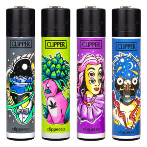 Navulbare, grappige aansteker van Clipper met Surreal #2 print