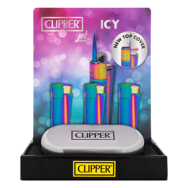 Speciale Clipper Icy stormaanstekers van metaal in luxe cadeau verpakking