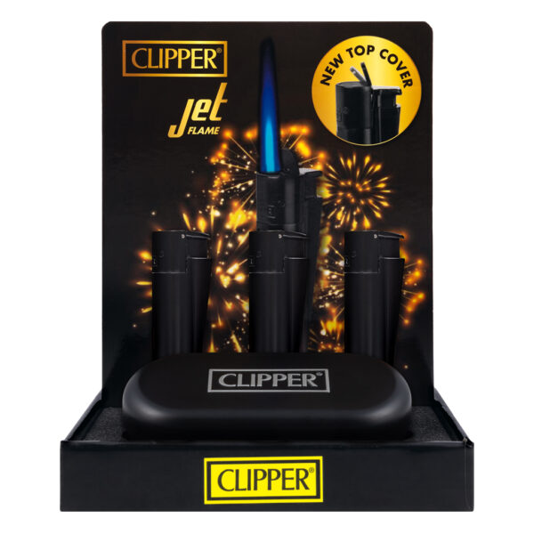 Stormaansteker metaal mat-zwart (Clipper) - Afbeelding 2