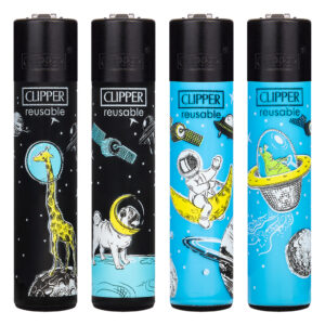 Clipper navulbare aansteker met Lost In Space print