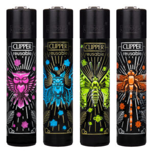 Clipper navulbare aansteker met Tribal Animals print