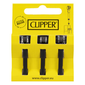 Het Clipper vuursteen systeem Classic is gemakkelijk te vervangen waardoor de aanstekers lang mee gaan