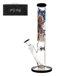 Cylinder ijsbong kit 40cm van Black Leaf met Ronin en Geisha print in een handige koffer met accessoires