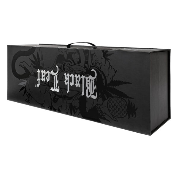 Beschermende transport koffer voor de Hanuman ice bong met 10-arm percolator 50cm van Black Leaf