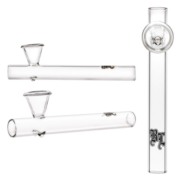 Glazen waterpijp met drum percolator wordt geleverd met een wiet pijpje van glas en andere accessoires
