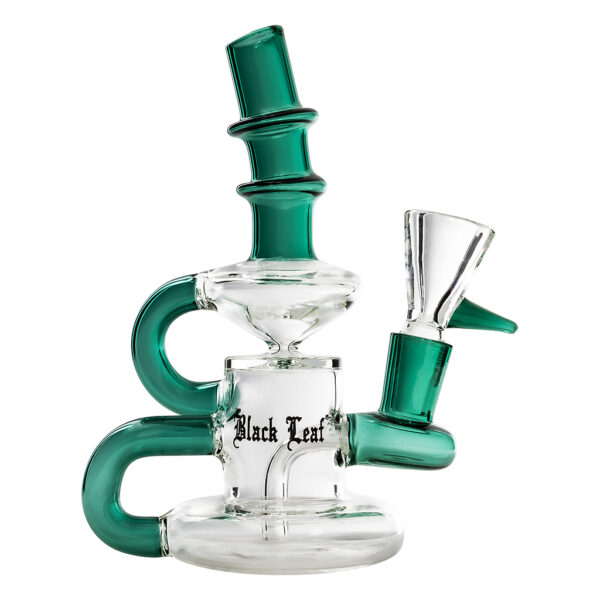Kleine glazen bong van Black Leaf voor kruiden, wiet, hasj, olie en concentraten