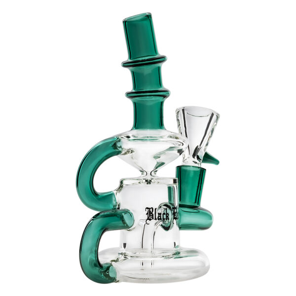 Glazen mini bong van Black Leaf voor kruiden, wiet, hasj, olie en dabbing