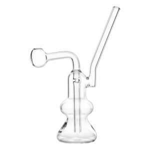 Mini Olie bong 16cm Erlenmeyer voor het verdampen van olie en concentraten