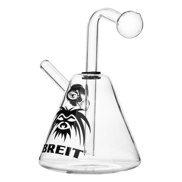 Kleine olie bong 8cm voor het dabben en verdampen van olie en concentraten