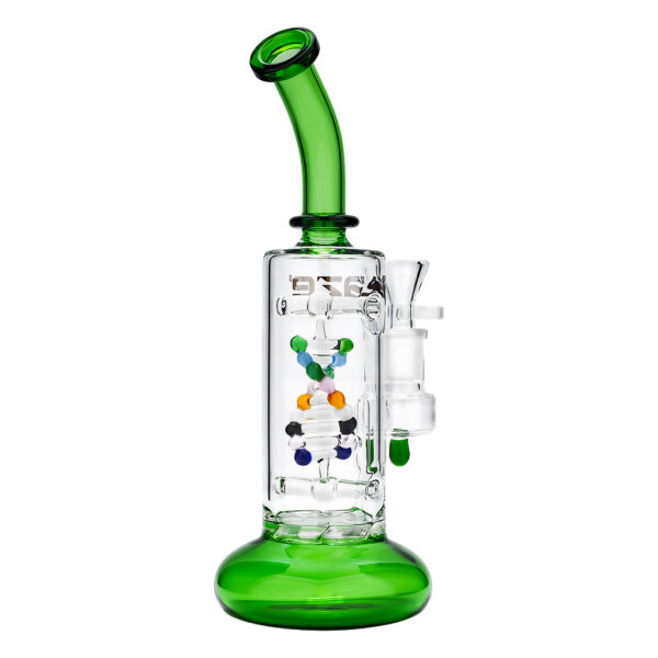 DNA bong van glas met draaiende dna streng van Blaze